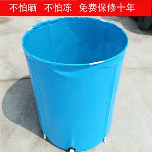 速发家用可折叠大号水桶雨水收集器便携式洗车用软体接水户桶外水