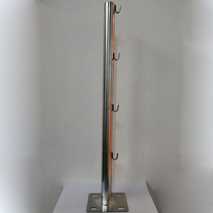 速发刀型刺绳支架刺网护栏隔离栏防盗网墙头V片支架锈不钢立柱