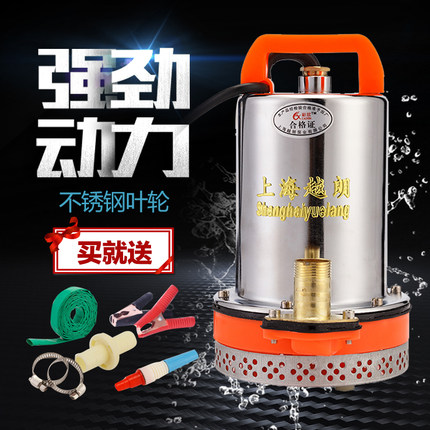 速发小型直流电电动泵水棒小型抽水2用自吸抽水潜12 24 48 60 7家