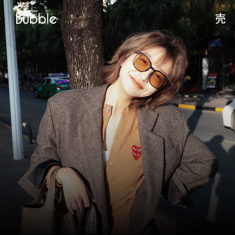 【一件5折起】Bubble防晒折叠墨镜潮流时尚轻薄防紫外线太阳镜