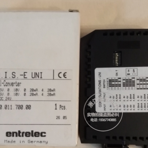 德国entrelec信号转换器 C.A.I.S.-EUNI Ref.no.0.011.700.00