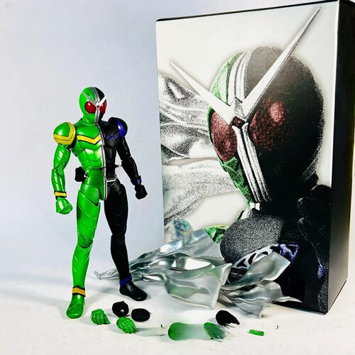 SHF假面骑士真骨雕W疾风王牌 风都侦探 獠牙王牌ko纪念版手办