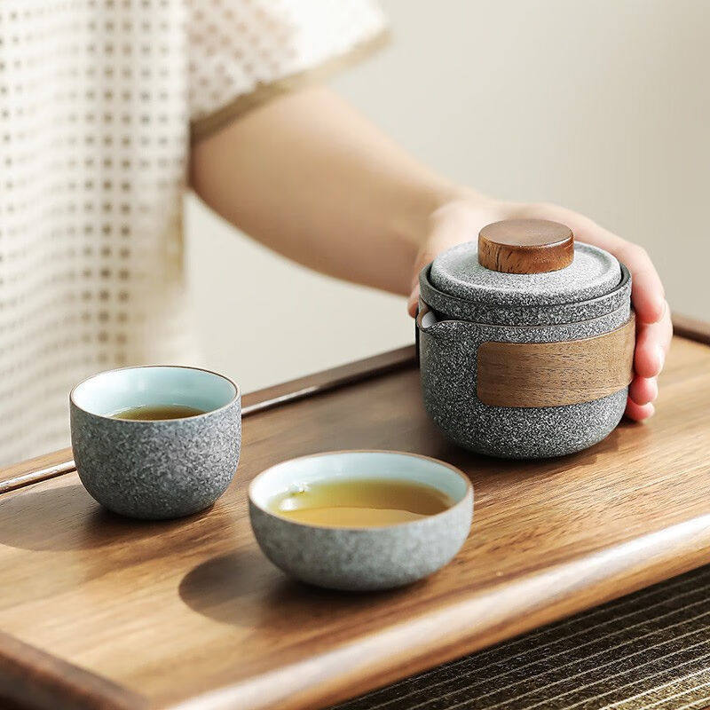 领艺旅行茶具套装便携式功夫陶瓷泡茶器家用套餐车载旅游茶具快客高性价比高么？