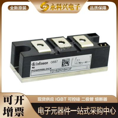 英飞凌可控硅二极管TD162N16KOF