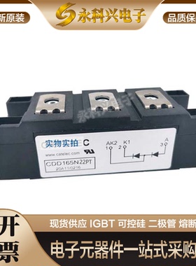 西班牙CATELEC二极管模块CDD165N22PT/24PT CDD190N08/12/14/16