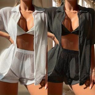 Bikini Fashion Ladies Swimsuit Set Sexy Shorts Beach Women