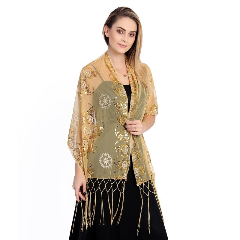 Women Shawl Dinner Dress Stage Party Holiday Bridesmaid