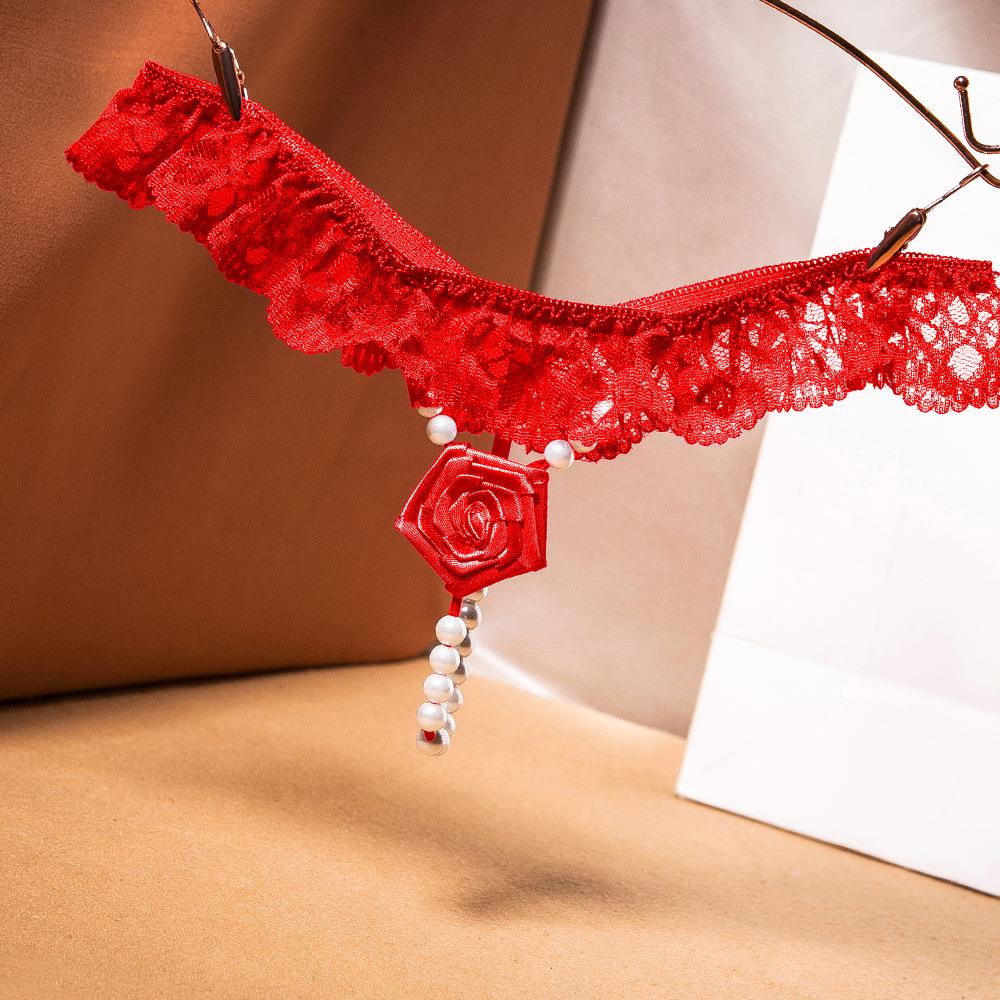 underwear sexy newlywed lace lace temptation pearl flirting