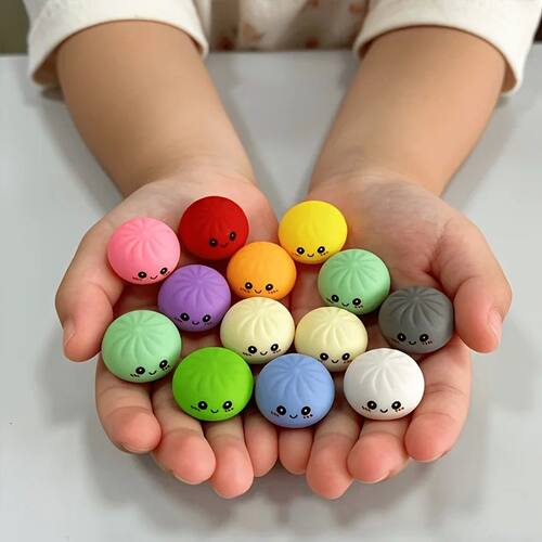 6/12Pcs Dumpling Squishy Toy Set 2026 New Transformable Bre