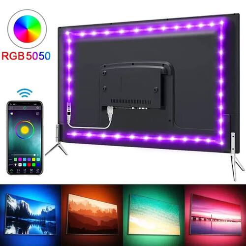Led Lights for TV RGB 5050 Led Strip Light Bluetooth Control