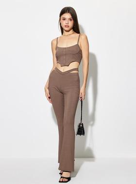 hotties female outfits piece two trousers suits pants waist