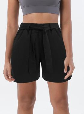 simple Casual sports shorts solid fashion outing color