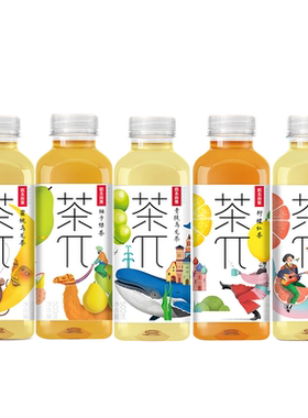 农夫山泉茶兀500ML果味茶饮料茶派蜜桃乌龙茶柠檬红茶青提乌龙茶