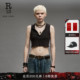 品牌经典 式 R13 V领无袖 性感显瘦亨利衫 短款 甜辣妹露腰背心