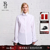 经典 修身 版 R13 型休闲简约风百搭长领衬衣纽扣衬衫