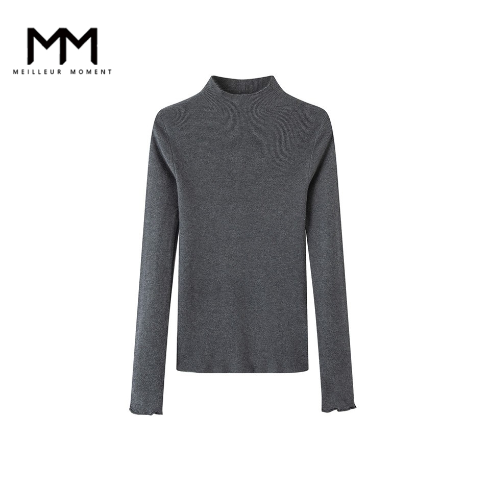 【升级48支精纺羊绒打底】MM麦檬新品120S针织衫打底羊毛25秋新款