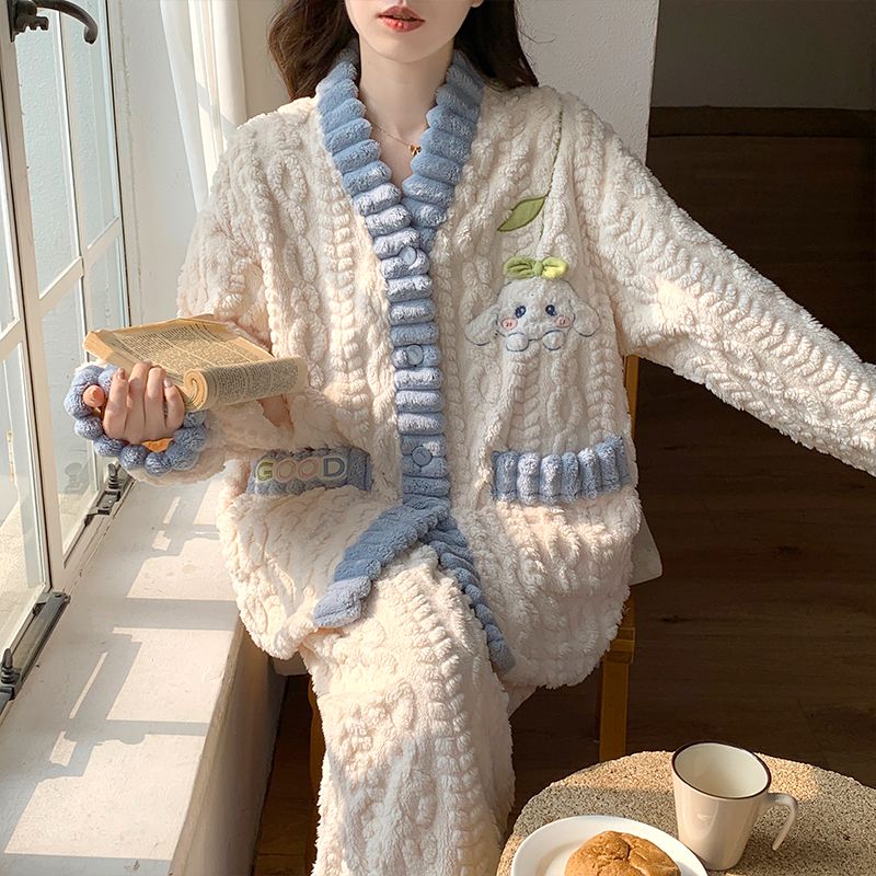 2024秋冬新款热销睡衣女