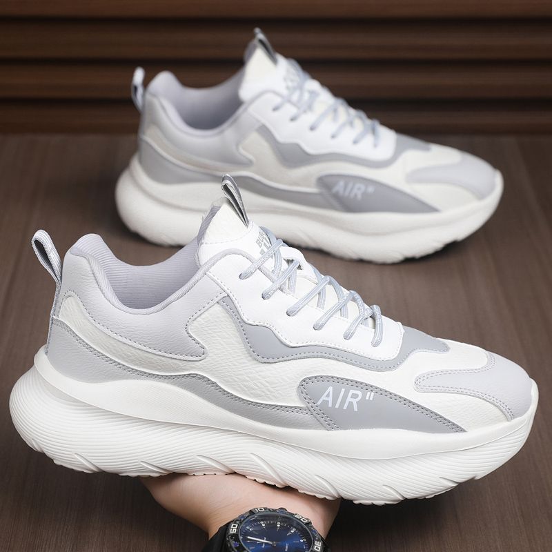 黑色加绒保暖皮面男鞋新