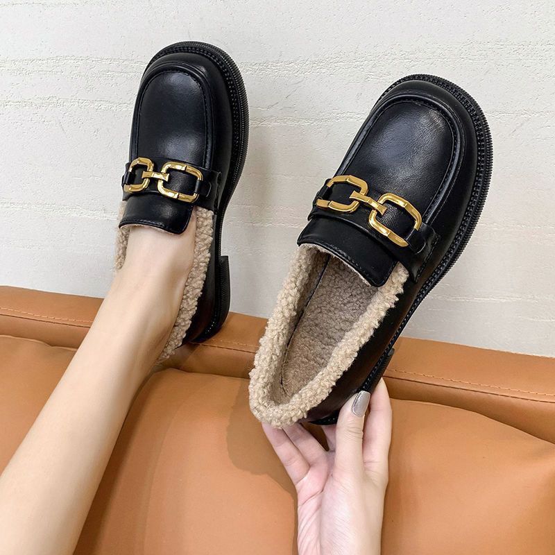 真软皮正品小皮鞋女20秋