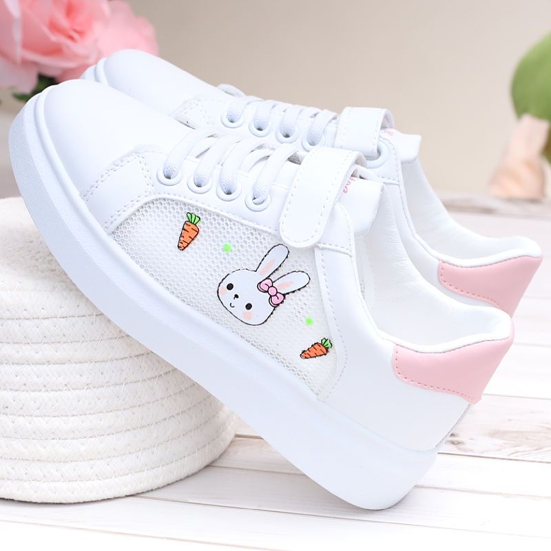 女童小白鞋韩版透气板鞋