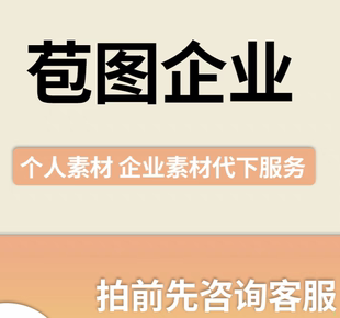 企业图片视频音频素材源文件代下载 包图网代下企业站plus素材