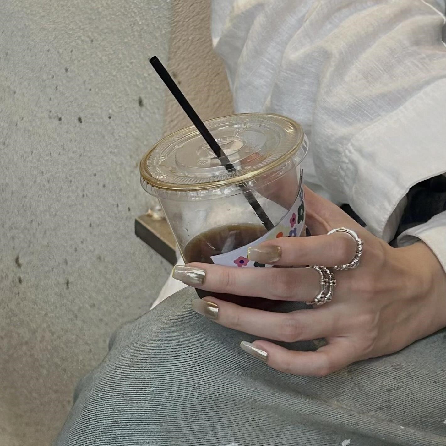 美甲贴片透色清冷感裸色穿戴甲魔镜渐变2025年新款中长高级感新娘