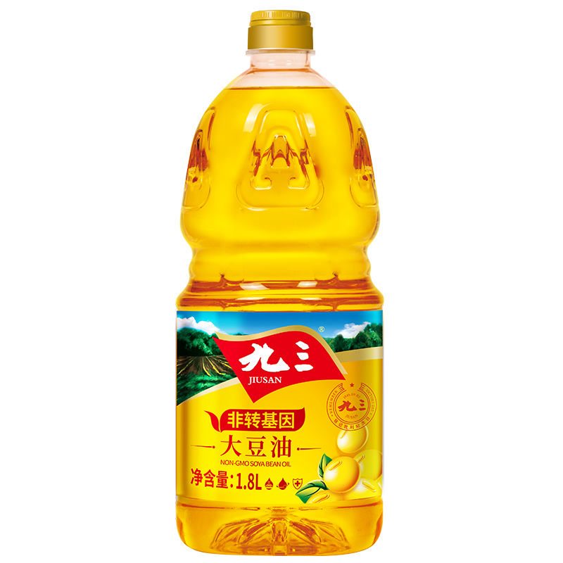 九三非转基因 一级大豆油1.8L  食用油大豆油高性价比高么？