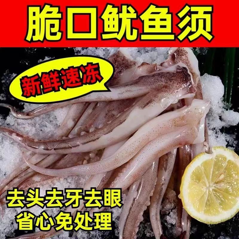 新鲜鱿鱼须5斤装水发商用火锅烧烤铁板烧食材海鲜章鱼八爪鱼冰鲜