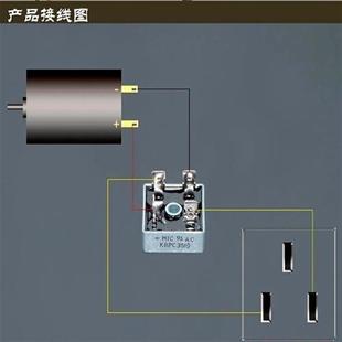 220V350W 680W双轴承高速可调速车床电钻电磨台钻直流电机带风扇