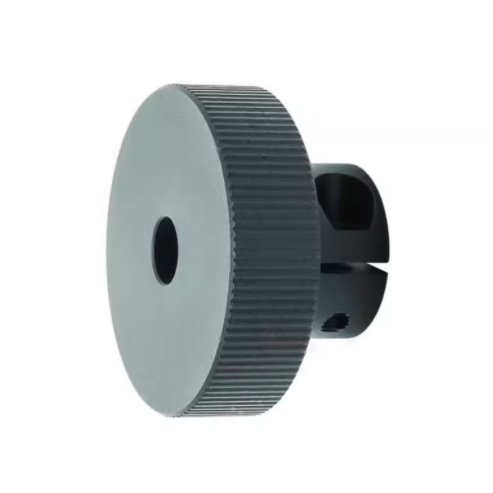 HBA51-D40/D50/D63带螺纹孔无手柄型手轮圆形 螺钉锁紧铝合金手轮