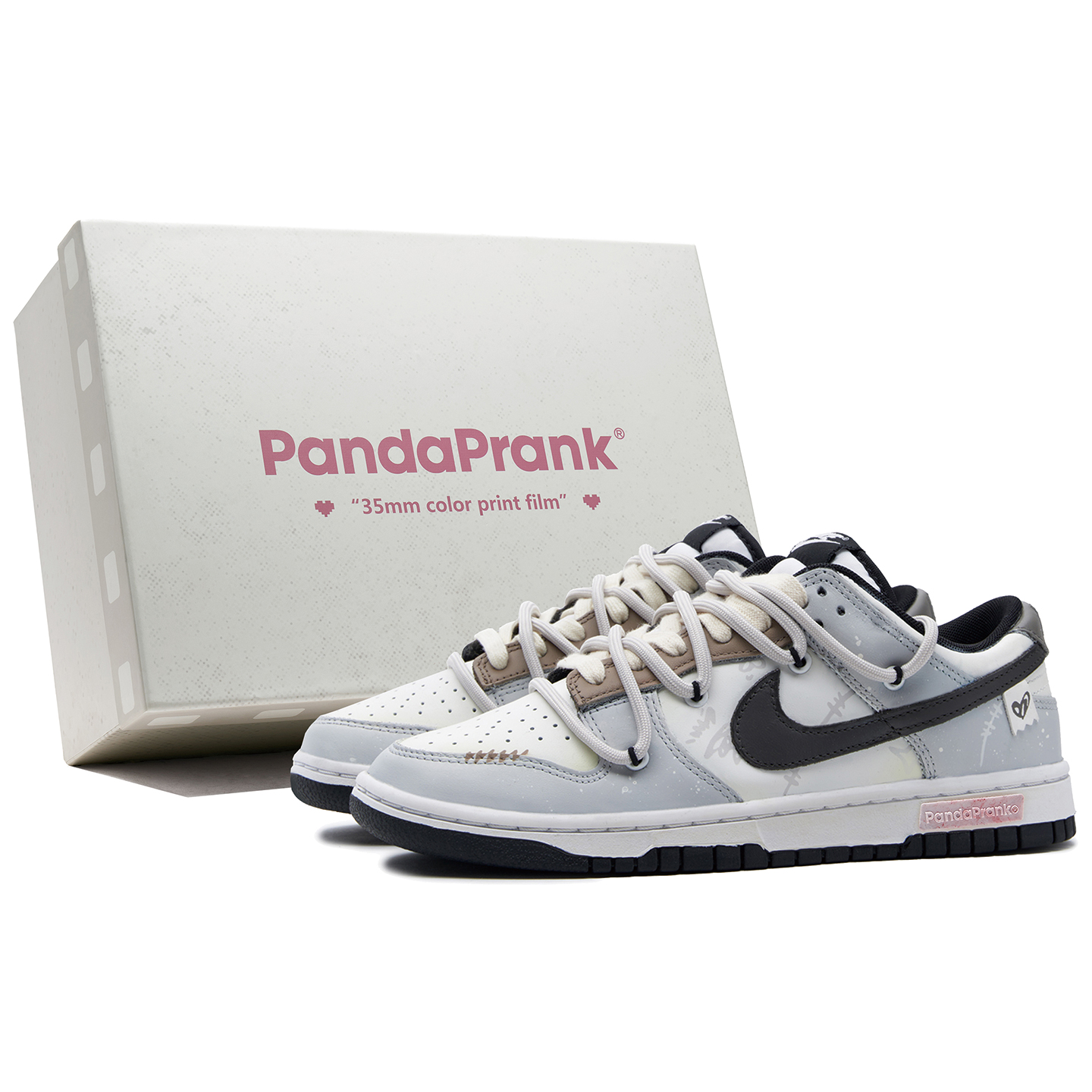 熊猫恶作剧球鞋定制男女板鞋