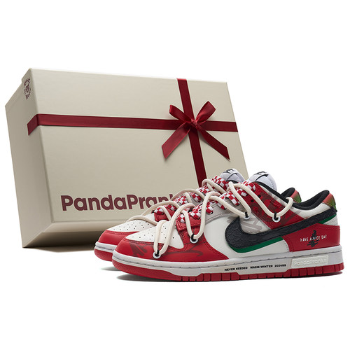 NikeDunkLow圣诞限定复古板鞋