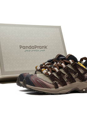 熊猫恶作剧SALOMON萨洛蒙 XA PRO 3D 山影漫步夕晖低帮休闲跑步鞋