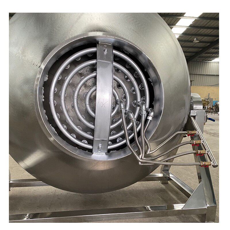 高压蒸煮锅 辣椒酱酱料炒锅 汤圆月饼馅料搅拌设备