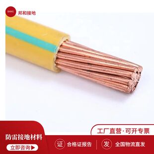 7股镀铜钢绞线 接地铜绞线 7股铜包钢绞线 铜层0.254 70/150平方