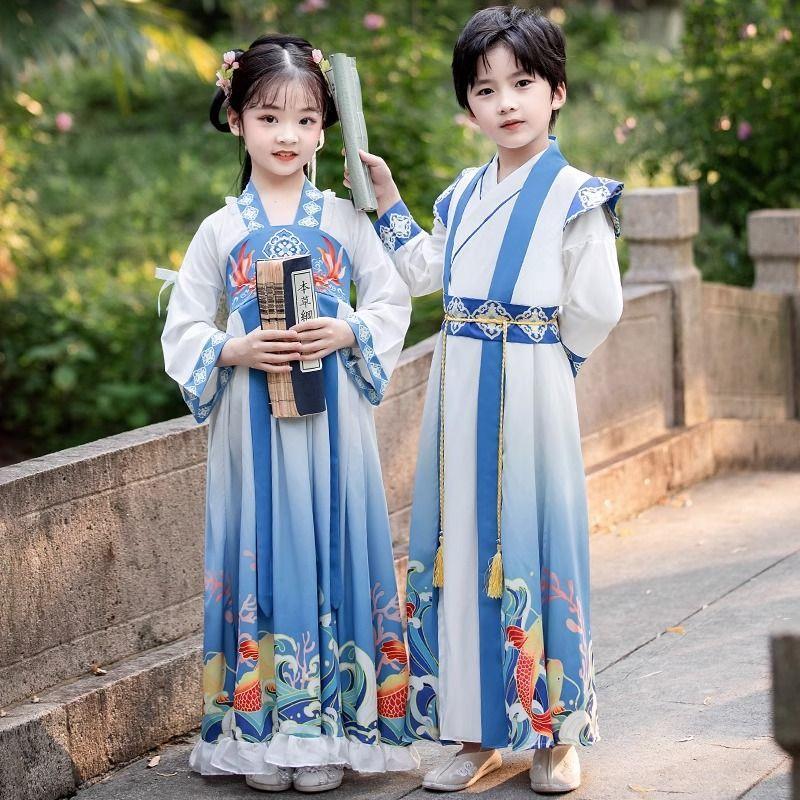汉服男童国学服唐装女童