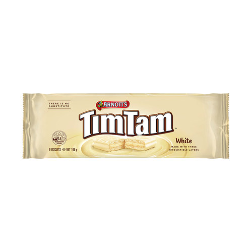 timtam白巧克力夹心饼干雅乐思夹心饼干山姆澳大利亚165g袋威化