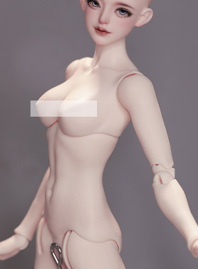 傲灵师 62女月汐体素体 观柔晚柠BJD娃娃裸娃素体配身原创正版