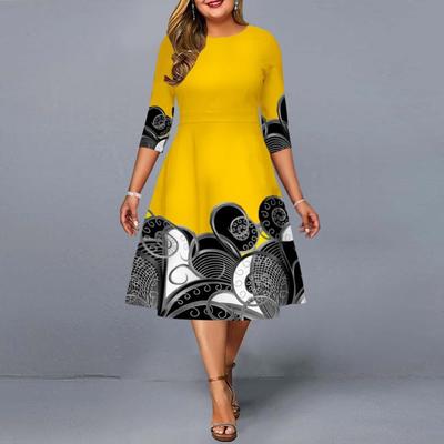 womens round neck dresses button long dress pockets casual