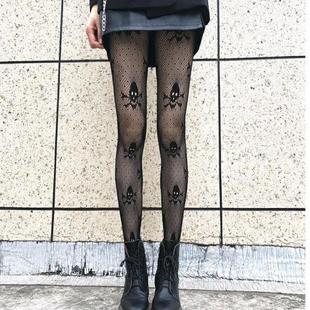 lace hollow fishnet hosiery web sheer women black mesh