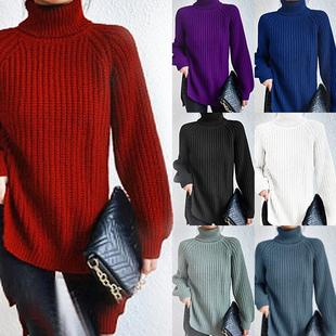 knitted loose womens pullover size top sweater