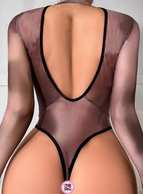body-shaping ink-splashed rendering see-through backless