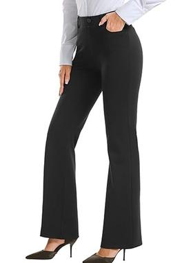 Womens formal pants business casual work with pockets