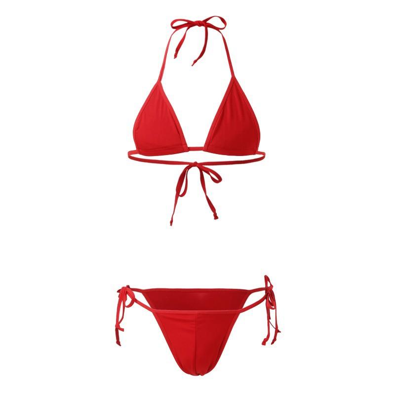 Mens Lace-up Bikini Sexy Three-Point Adjustable Mobile