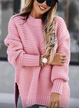fallwinter  loose lazy long pullover knit sweater women