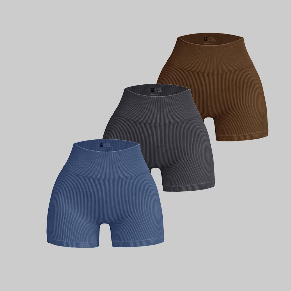 sports shorts hip lift high waist thread no embarrassment