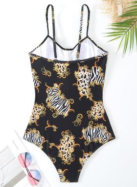 long steel-backed One-piece women skirt swimsuit slim for