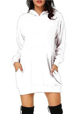 mujer para ropa loose pockets hood with sweatshirt pullover