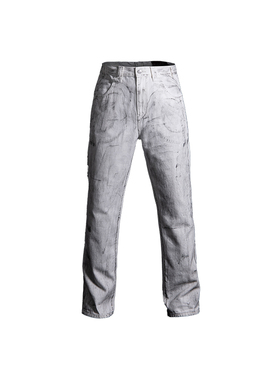 lablfe 战损擦色牛仔裤男款 女款 军事战损主题设计休闲裤