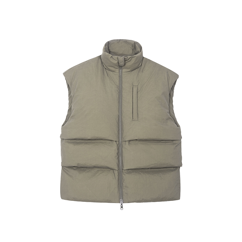 lablfe双面穿羽绒服马甲